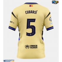 Moški Nogometni dresi Barcelona Pau Cubarsi #5 Gostujoči 2025-26 Kratek Rokav